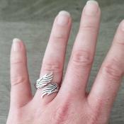 Bague argentée Alya