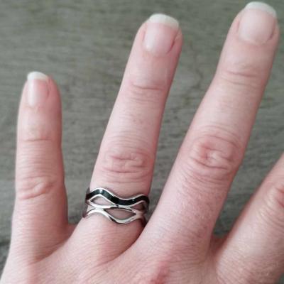 Bague argentée Axelle