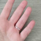 Bague argentée Nelly