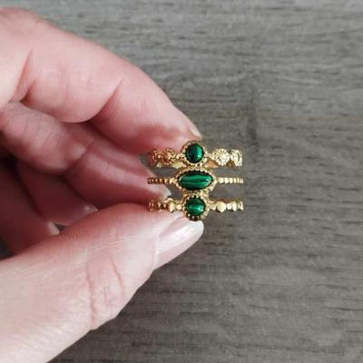 Bague dorée Daphnée