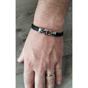 Bracelet en cuir Ewen