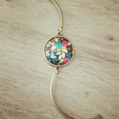 Bracelet plat bronze Carla