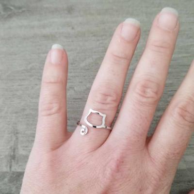 Bague argentée Maya