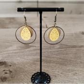 Pendantes bronze Ambrine