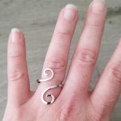 Bague argente Dalia