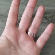 Bague argentée Livia