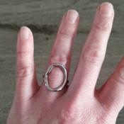 Bague argente Marlne