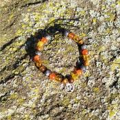 Bracelet cordon signe astrologique "Lion"