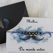Carte-bracelet meilleur papa