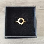 Bague dorée Aïcha