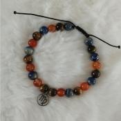 Bracelet cordon signe astrologique "Vierge"