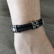 Bracelet en cuir Olivier