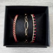 Coffret 3 bracelets Aurline