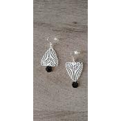 Pendantes dpareilles argent Auxane