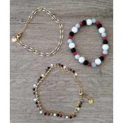 Coffret 3 bracelets Sheila