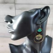 Pendantes dépareillées bronze Alexia
