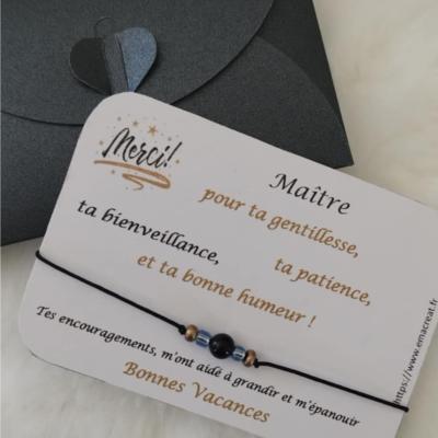 Carte-bracelet maître