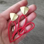 Pendante doré Coeur