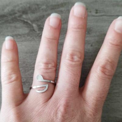 Bague argentée Suzanna