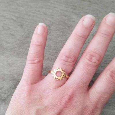 Bague dorée Aïcha