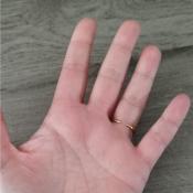 Bague dorée Dina