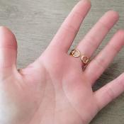 Bague dorée Mélissa