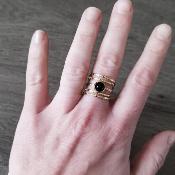 Bague dorée Ysaline