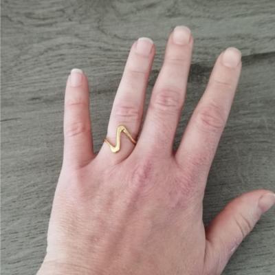 Bague dorée Dina