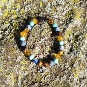 Bracelet cordon signe astrologique "sagittaire"
