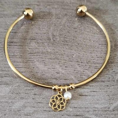Bracelet doré Miley