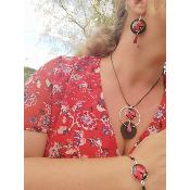 Collier cordon Fleur