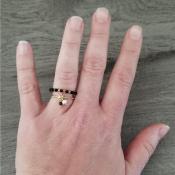 Bague dorée Maélie