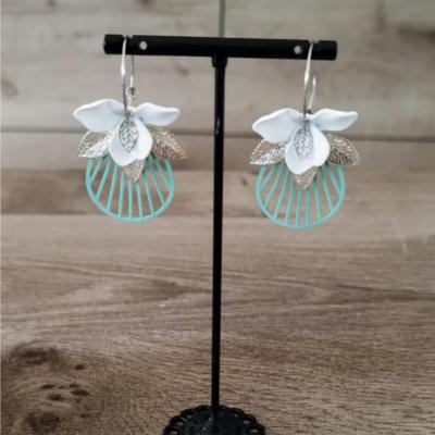 Créoles argentées Sienna