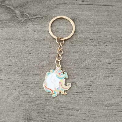 Porte clés licorne