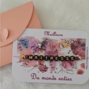 Carte-bracelet Meilleure Matresse