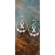 Pendantes octobre rose