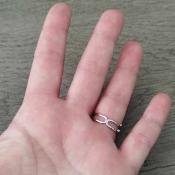 Bague argentée Amélie