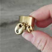 Bague dorée Amy