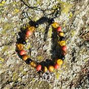Bracelet cordon signe astrologique "Bélier"
