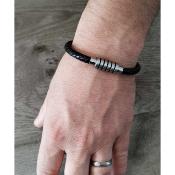 Bracelet en cuir Hector