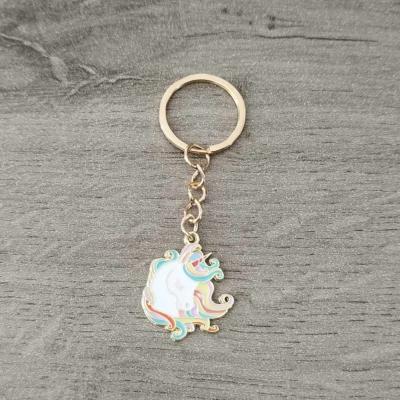 Porte clés licorne