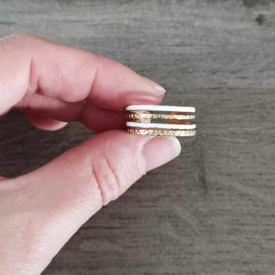 Bague dorée Apolline