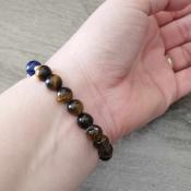 Bracelet "Harmonisation et Confiance" 7 chakras et Oeil de Tigre