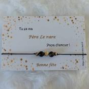 Carte-bracelet Fête des Père