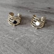 Bague dorée Ysalina
