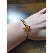 Bracelet chaîne en acier inoxydable Cyrille