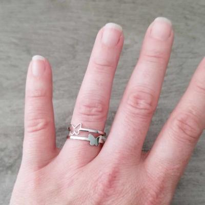 Bague argentée Alex