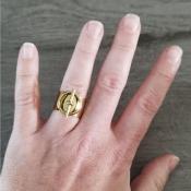 Bague dorée Arwen