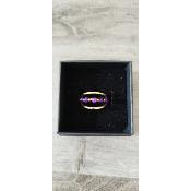 Bague dore violette Lynda