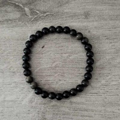 Bracelet "Révélateur" en Obsidienne